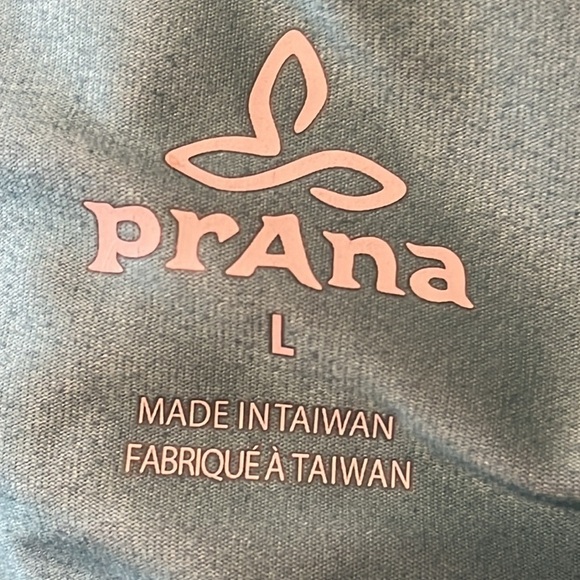PrAna Leggings multi color blue orange red womens size large - Picture 7 of 7